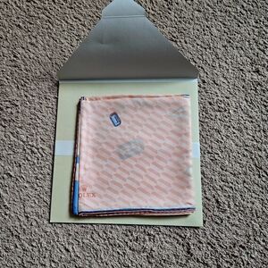 Rolex Blue and Cream Scarf